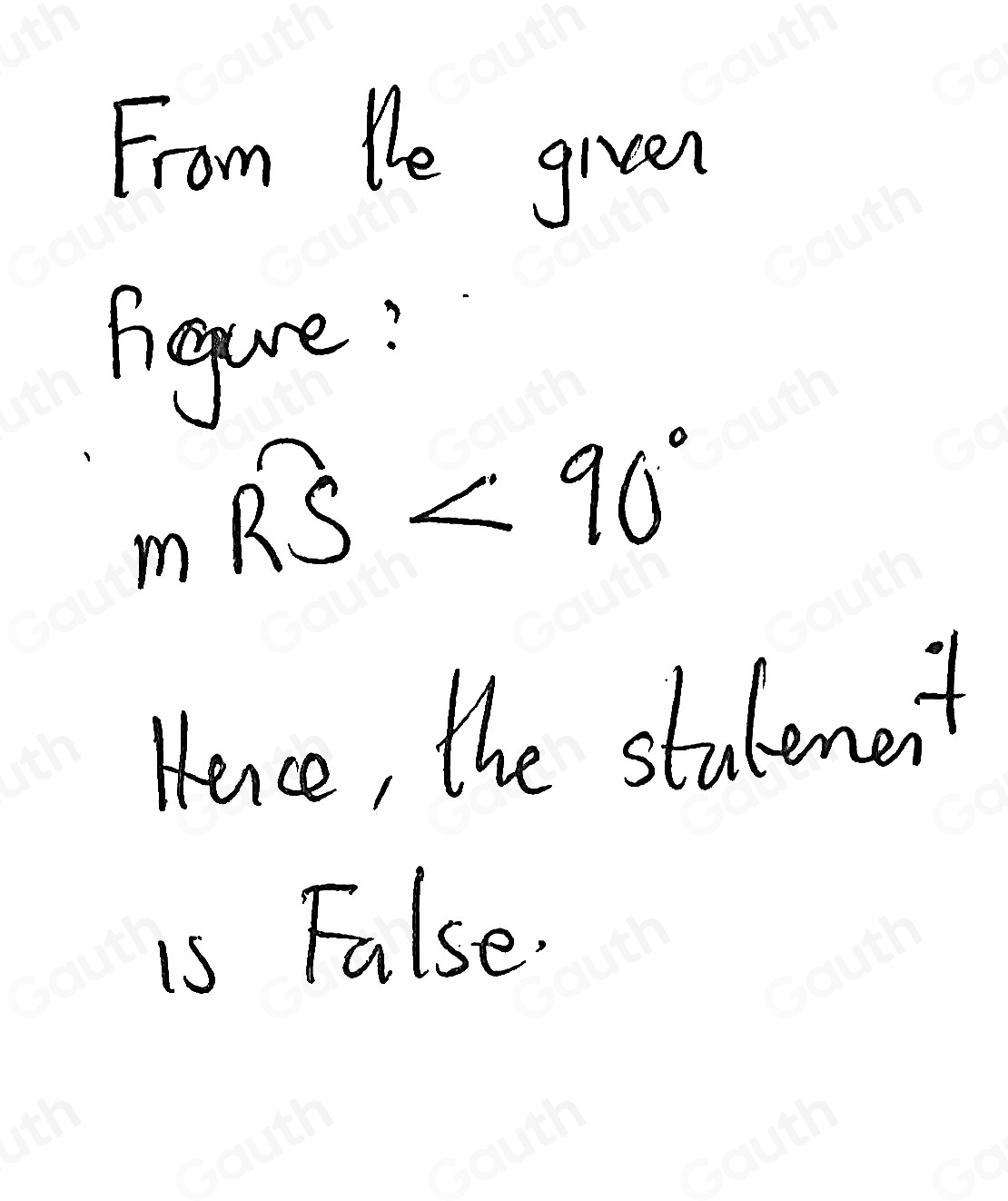 Solved: Let RSTUVW be inscribed in ⊙ Y as shown below. The measure of ...