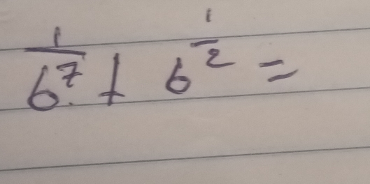 6^(frac 1)?+6^(frac 1)2=