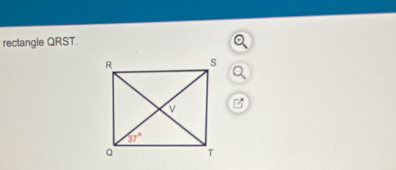 rectangle QRST.