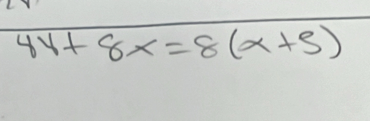 8y+8x=8(x+5)