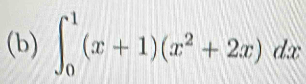 ∈t _0^(1(x+1)(x^2)+2x)dx