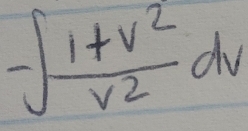 -∈t  (1+v^2)/v^2 dv