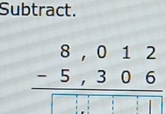 Subtract. 
3 :: à;