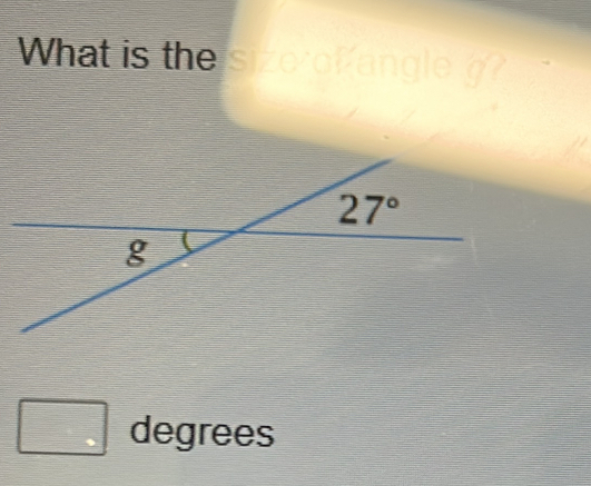 What is the
degrees