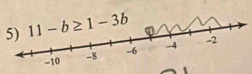 11-b≥ 1-3b