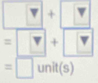 + 
= overline Y +
= ^ unit(s) 
□