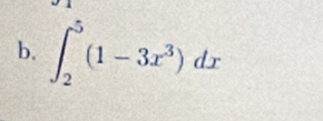 ∈t _2^(5(1-3x^3))dx