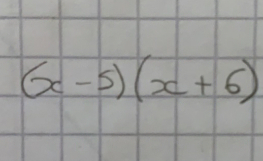 (x-5)(x+6)