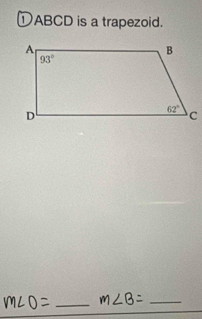 ①ABCD is a trapezoid.
_
_