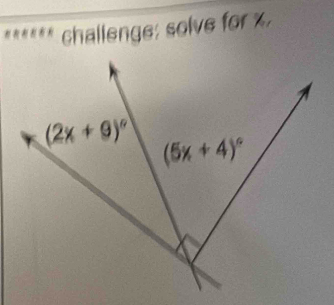 challenge: solve for %.