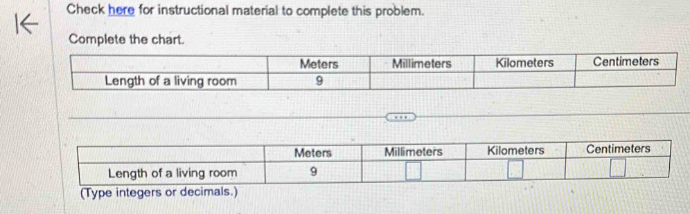 Check here for instructional material to complete this problem. 
Complete the