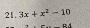 3x+x^2-10
a4