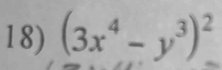 (3x^4-y^3)^2