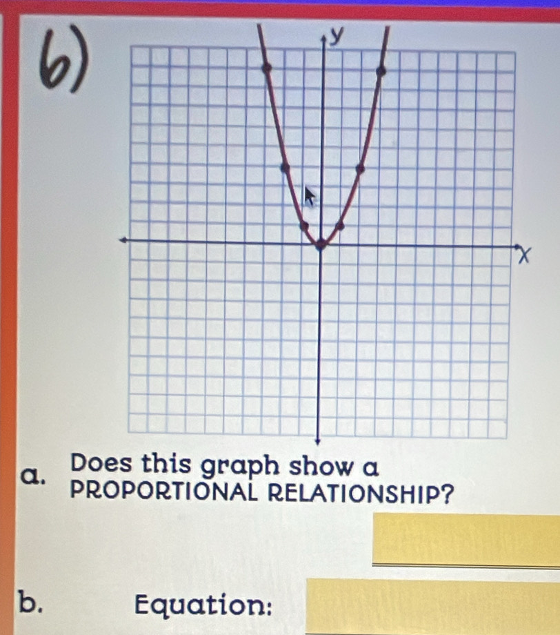 Do 
a. PROPORTIONAL RELATIONSHIP? 
b. Equation: