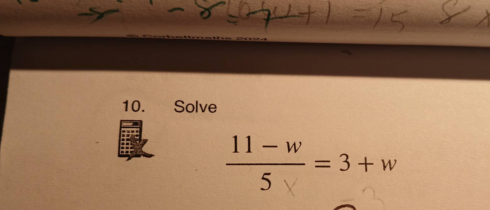 €£Solve 
'' 5 º = ³ + '