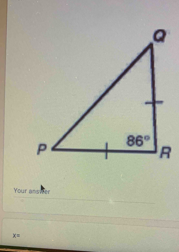 Your answer
x=