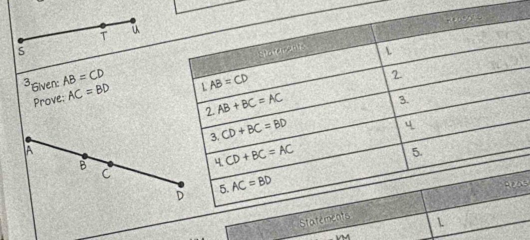 36iven AB=CD
Prove: AC=BD
A
B
C
as