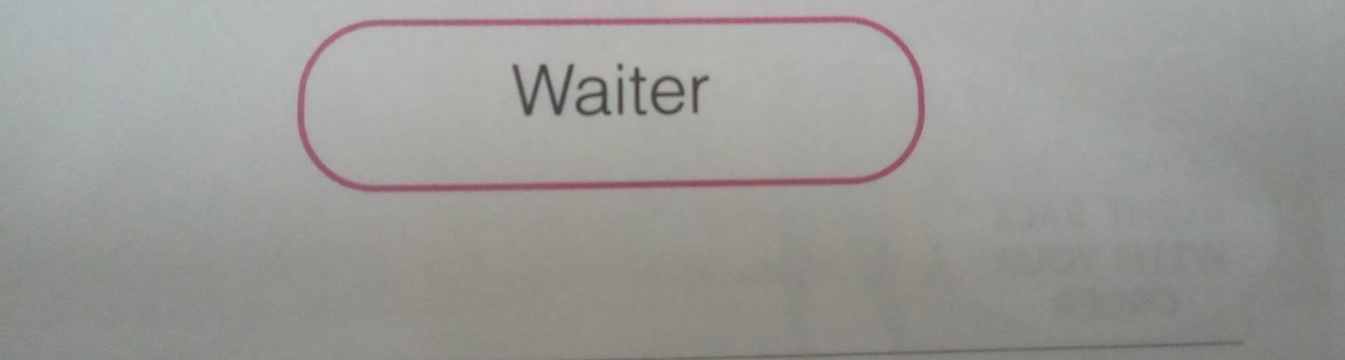 Waiter