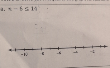 n-6≤ 14