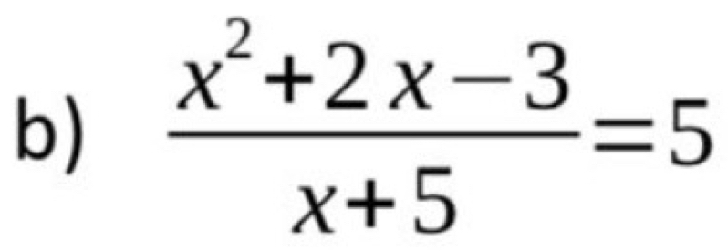  (x^2+2x-3)/x+5 =5