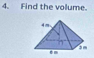 Find the volume.