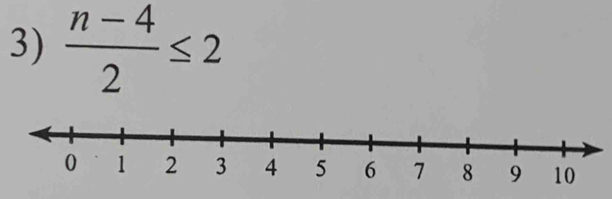  (n-4)/2 ≤ 2