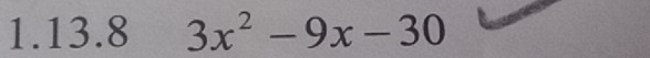 3x^2-9x-30