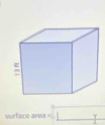 surface area =_ 