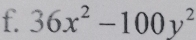 36x^2-100y^2