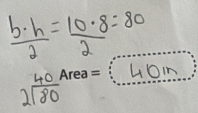 Are Area = L Q