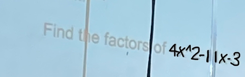 Find the factors