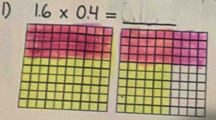 1.6 × 0.4 =
_