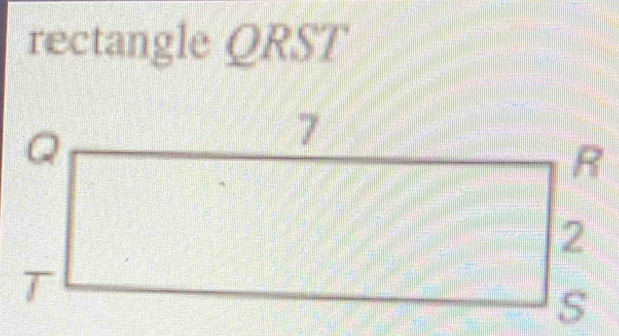 rectangle QRST