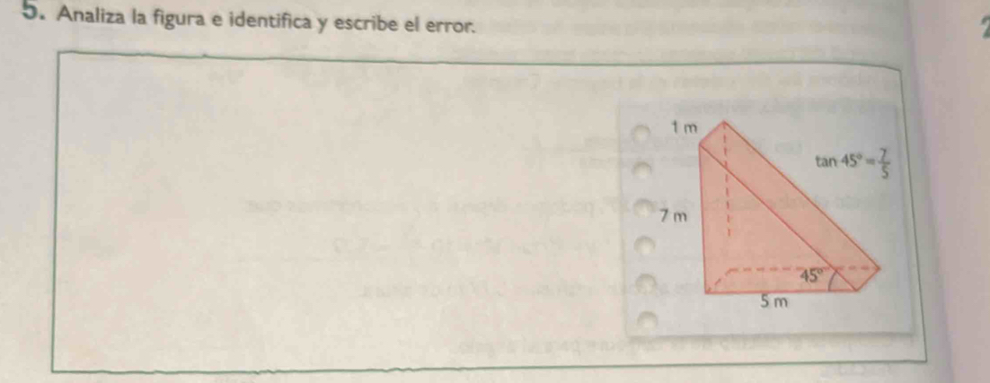 Analiza la figura e identifica y escribe el error.