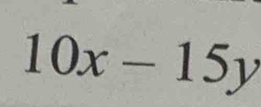 10x-15y