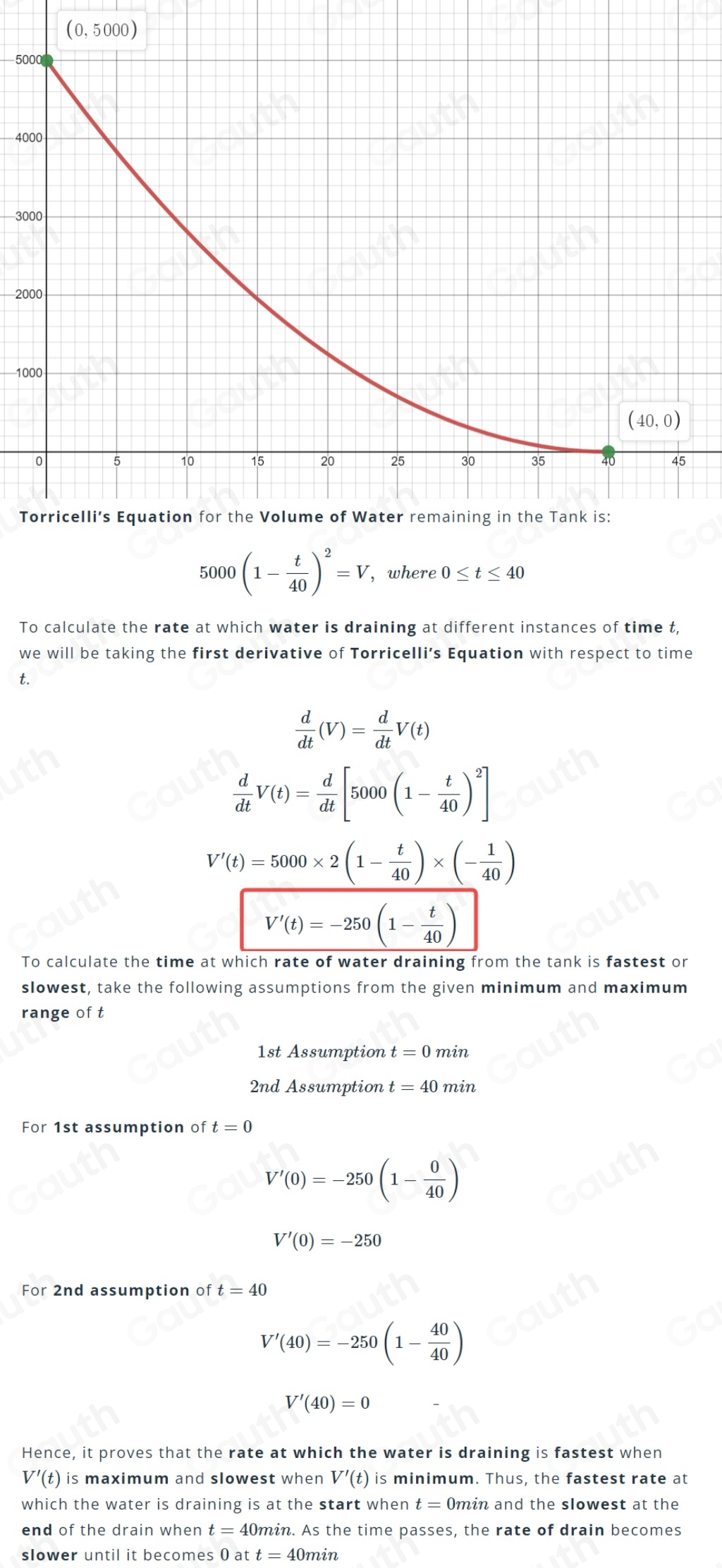 Solved: §14.1: If a cylindrical water tank holds 5,000 gallons, and the ...
