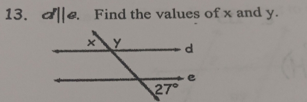 a^r||e. Find the values of x and y.