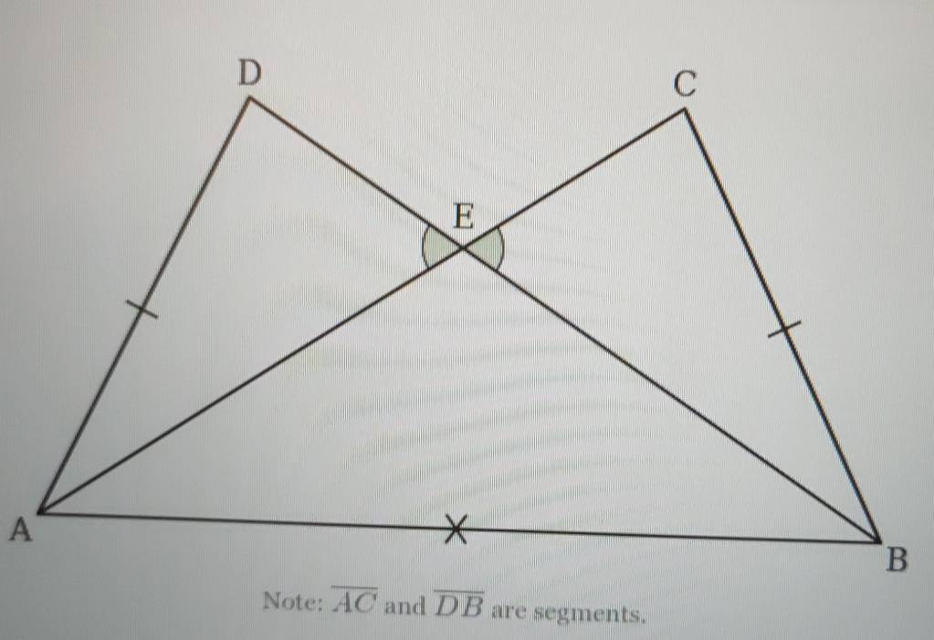 and overline DB are segments.