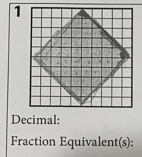 Decimal: 
Fraction Equivalent(s):