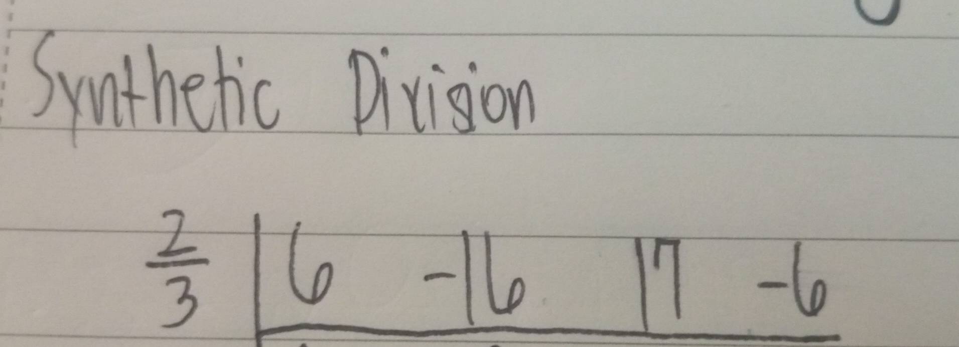 Swatheric Division
 2/3 |_ 6-16|7-6