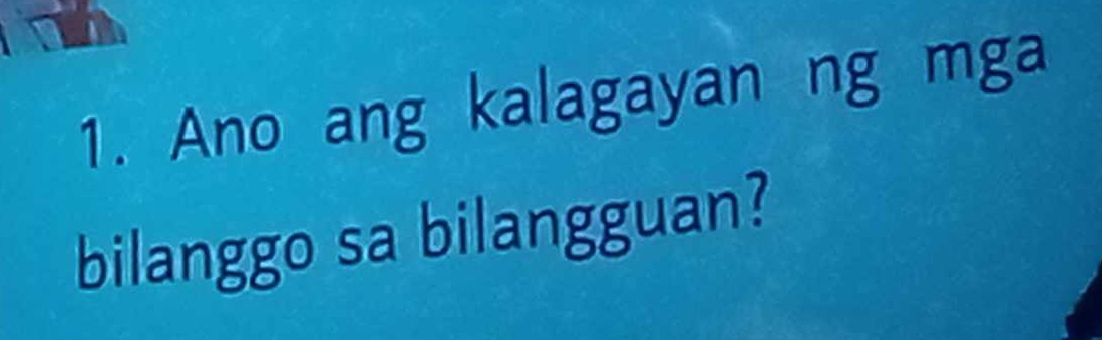 Ano ang kalagayan ng mga 
bilanggo sa bilangguan?