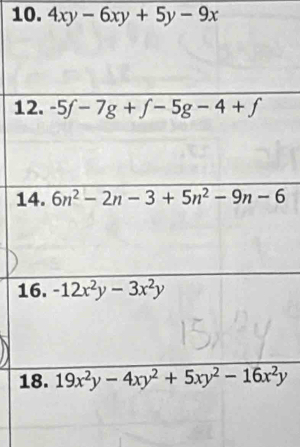 4xy-6xy+5y-9x
1
1
1