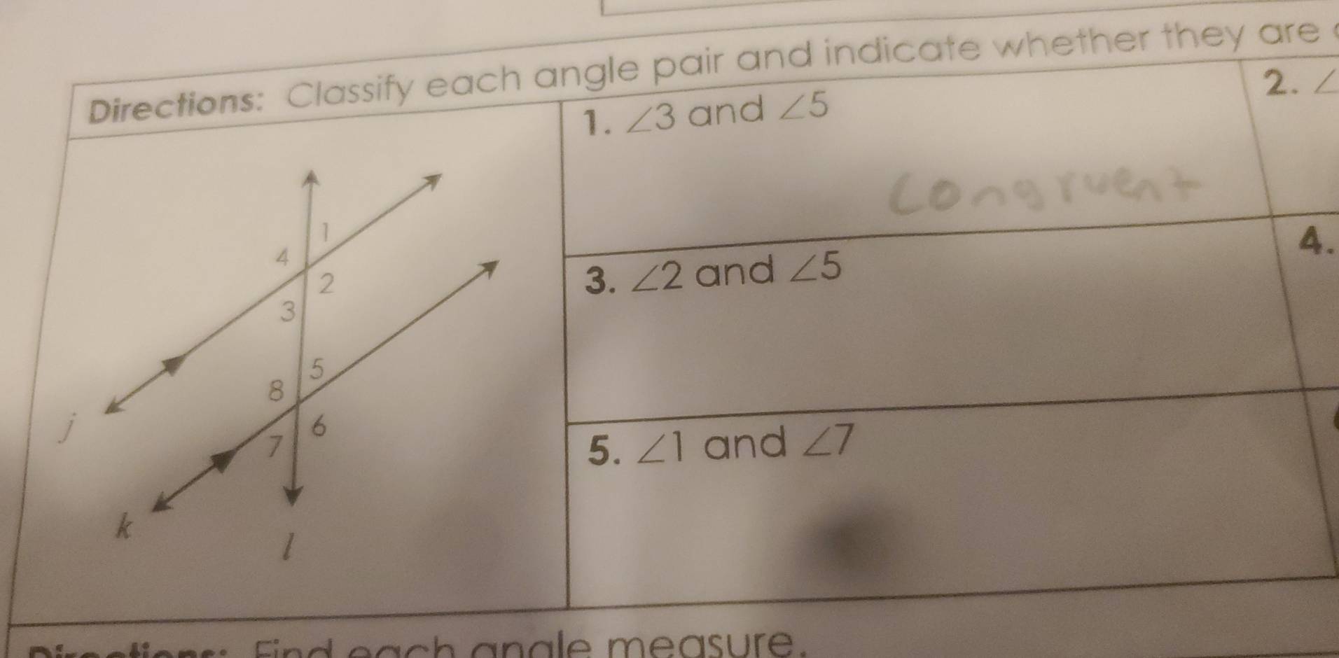 are
.
Find each anale measure.