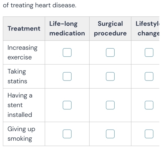 of treating heart disease. 
yl 
ge