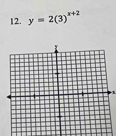 y=2(3)^x+2
x