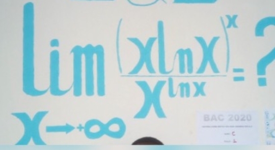 lim frac (X)(ln x)^x)(ln x= I 
I + 
— C 
. :