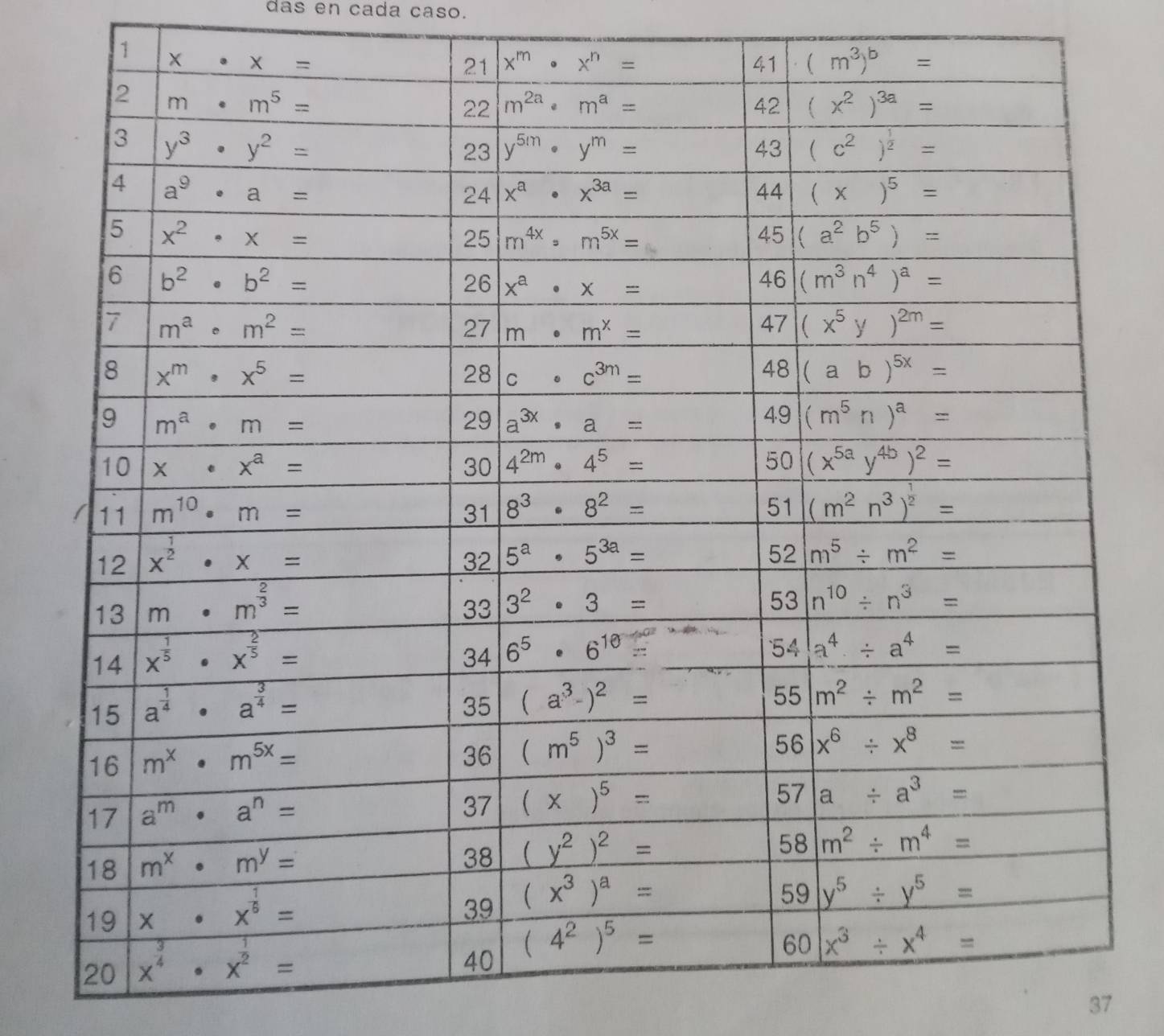 das en cada caso.
1
37