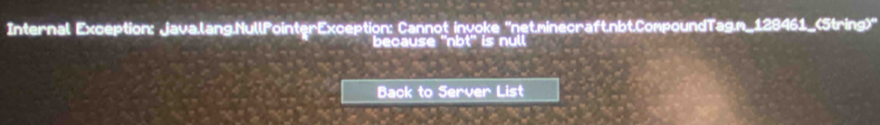 Solved: Internal Exception: java.lang.NullPointerException: Cannot ...
