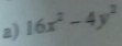 16x^2-4y^2