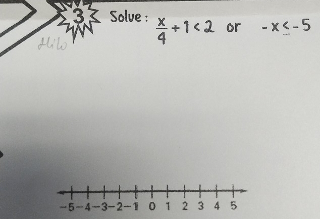 Solve :
or